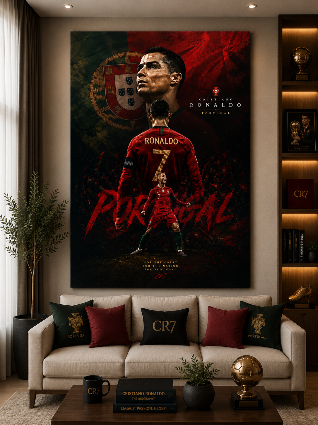 Cristiano Ronaldo - Premium Glossy Acrylic Wall Art