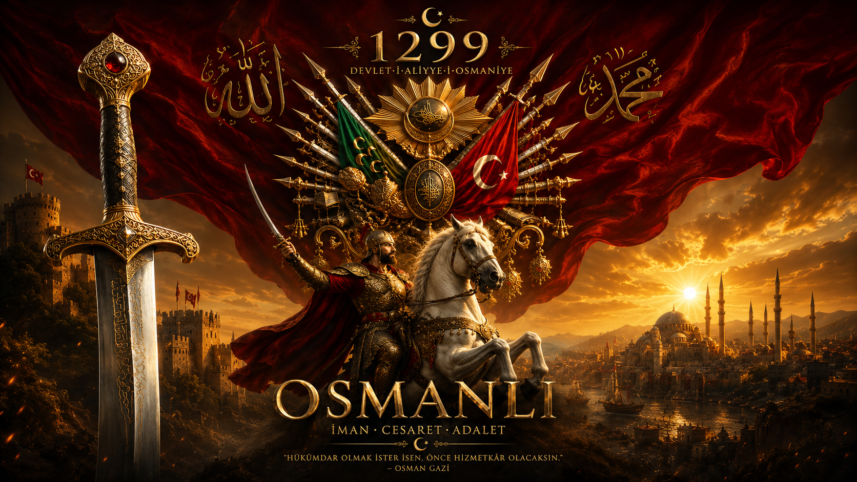 Osmanli Kılıç & Aslan Tablo