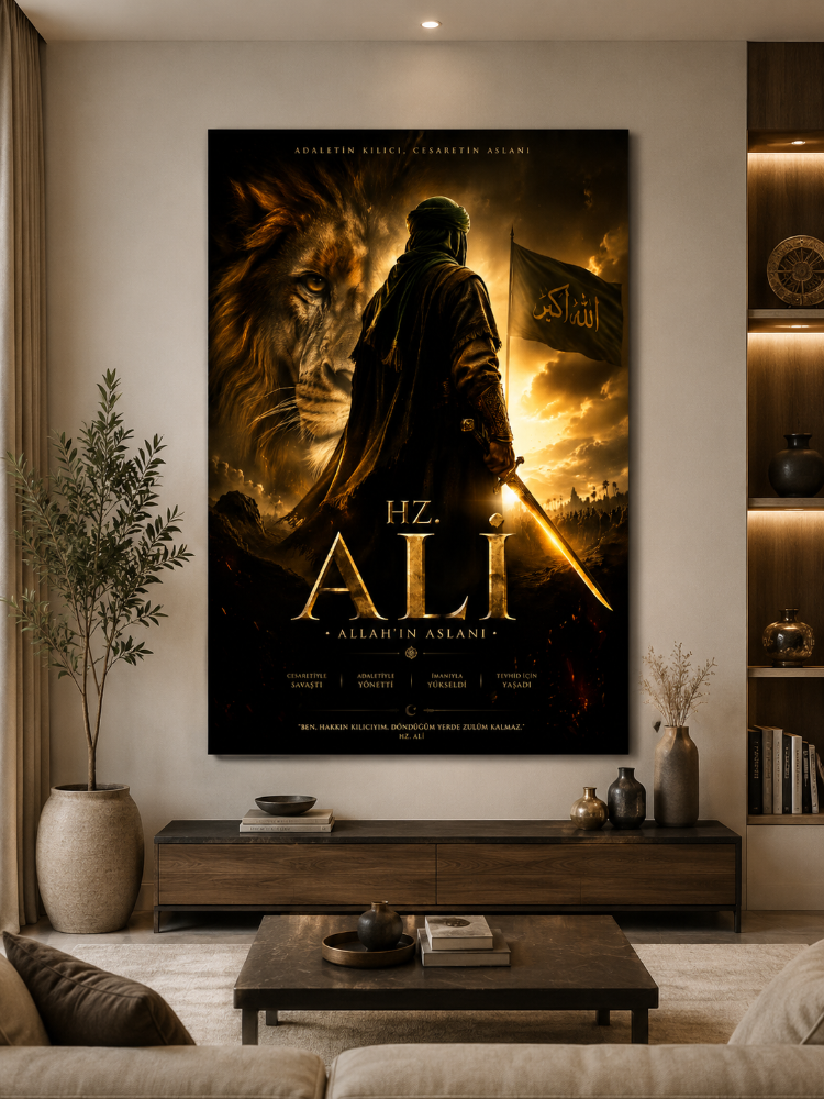 Hz Ali - Kılıç - Premium Tablo