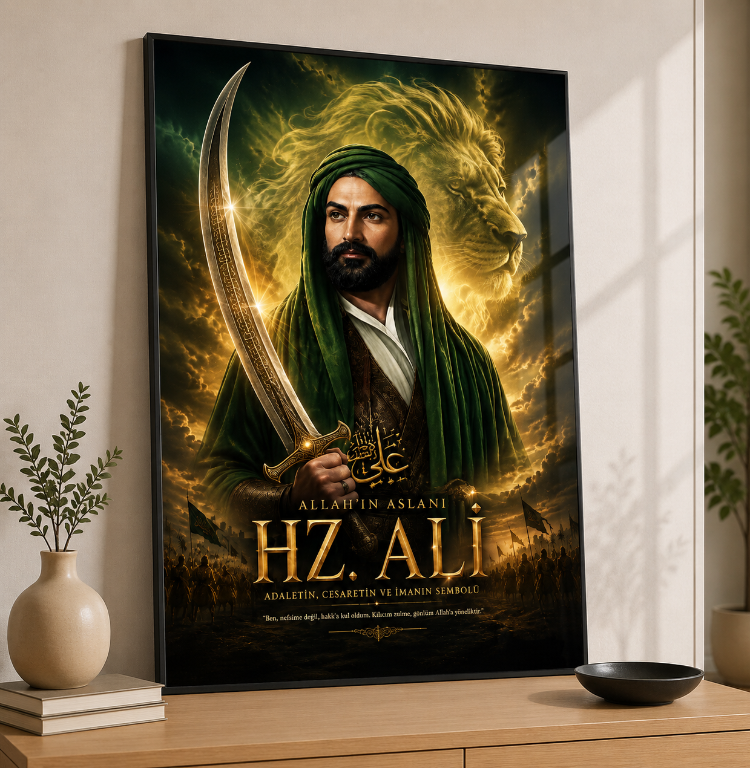 Hz Ali - Kılıç - Premium Tablo