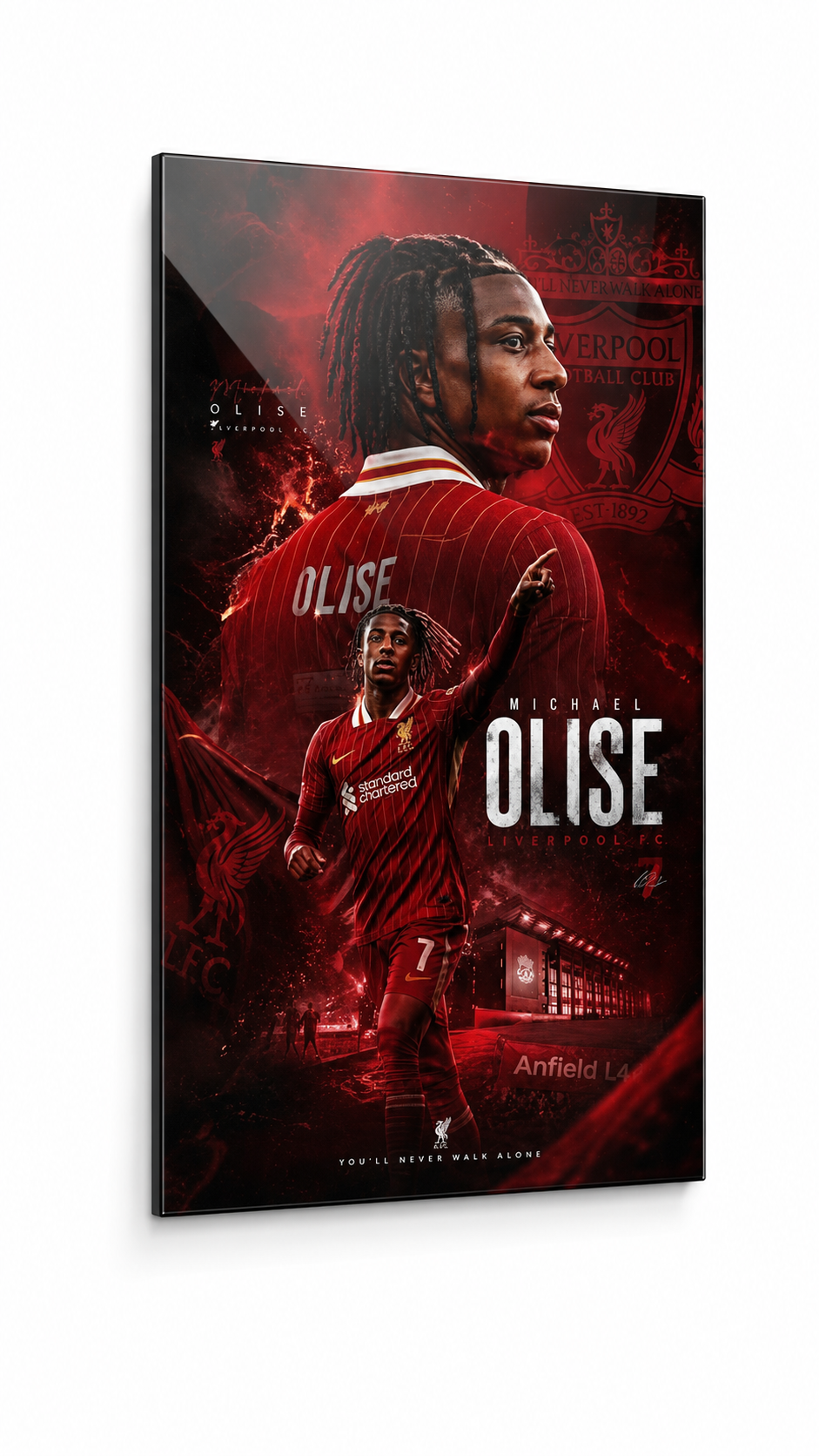 Michael Olise - Premium Glossy Acrylic Wall Art