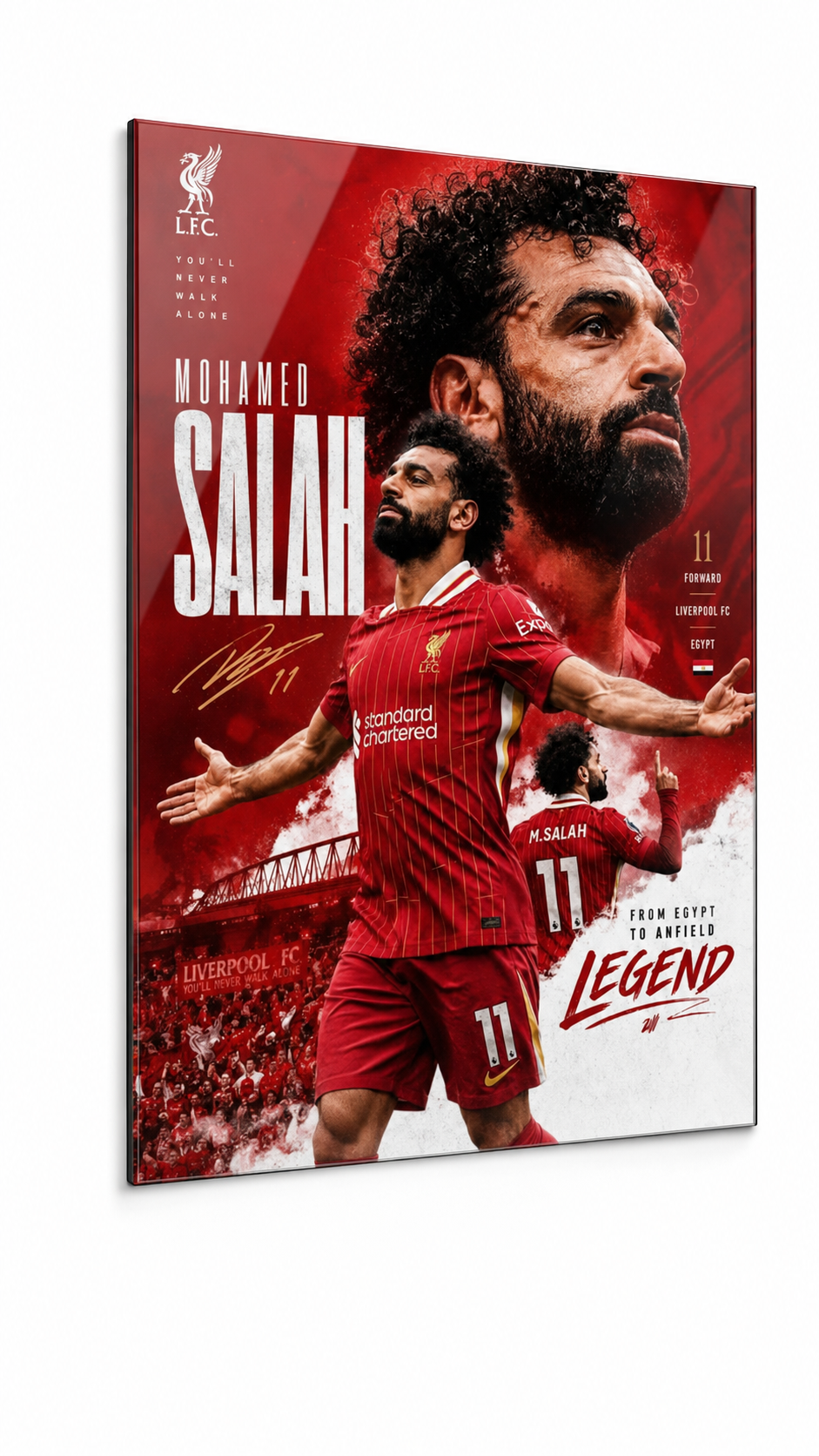 Mohamed Salah - Premium Glossy Acrylic Wall Art