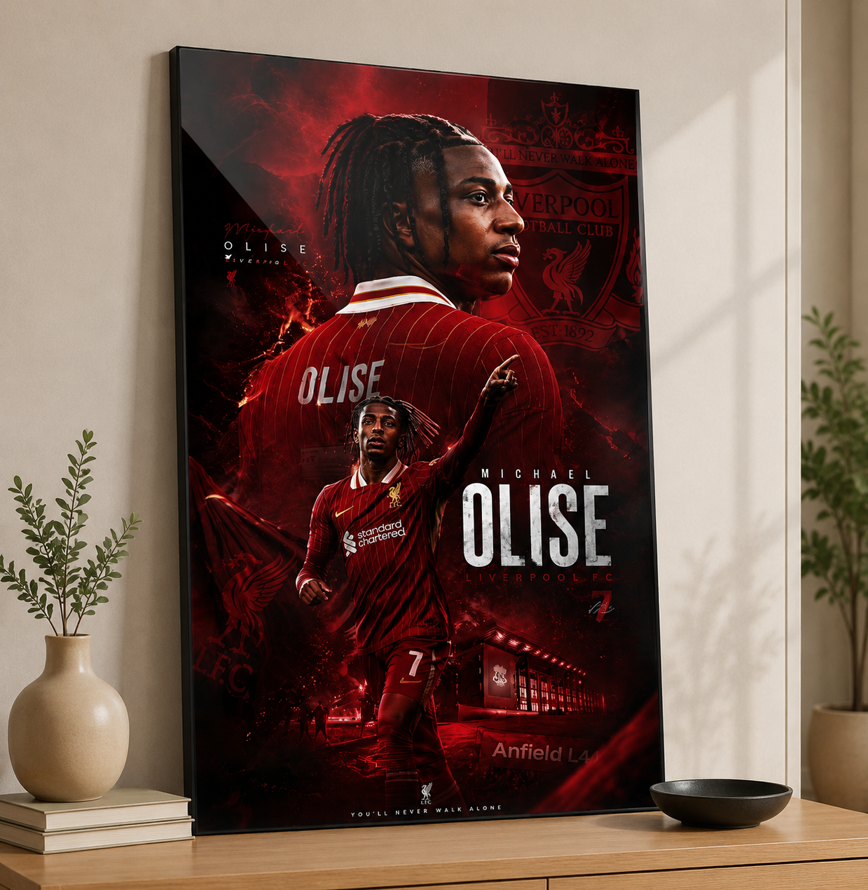 Michael Olise - Premium Glossy Acrylic Wall Art