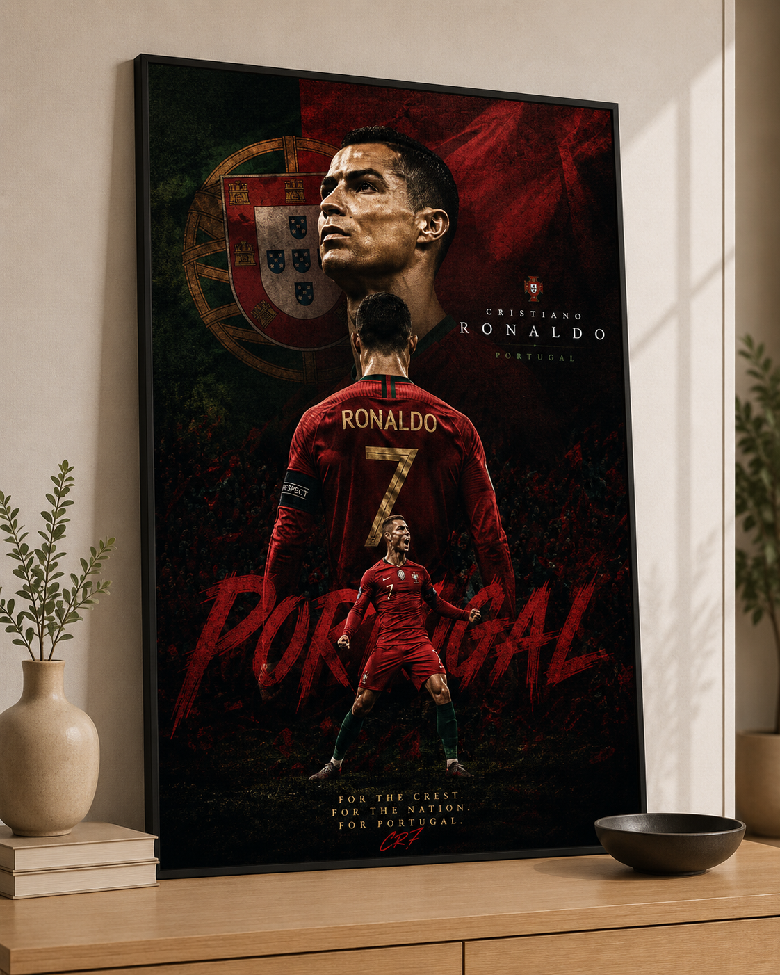 Cristiano Ronaldo - Premium Glossy Acrylic Wall Art
