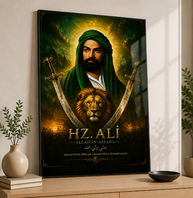 Hz Ali - Kılıç - Premium Tablo